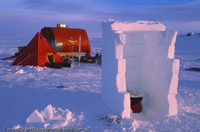 image of Antarctic field toilet