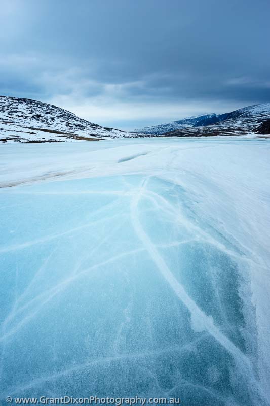 image of Baffin frozen lake