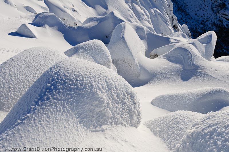 image of Snowy boulders