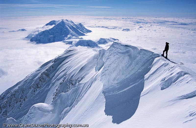 image of Denali summit ridge 1