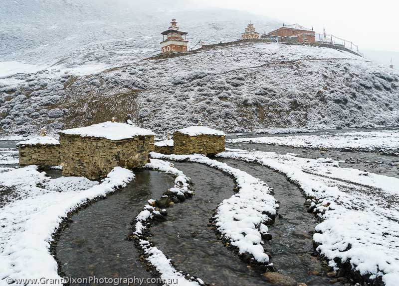 image of Shey Gompa water channels