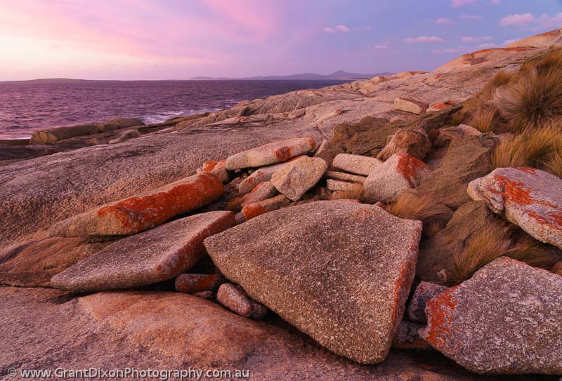 image of Trousers Point granite sunset