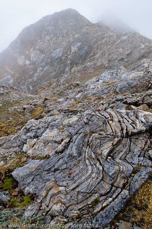 image of Tamatea Peak folds
