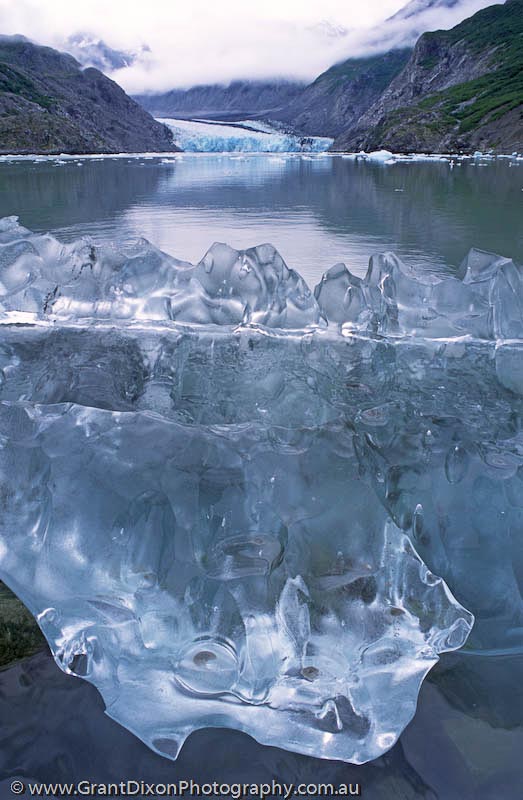 image of Glacier Bay iceberg glass 3