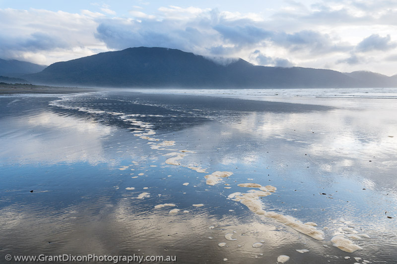 image of Big Bay beach reflection
