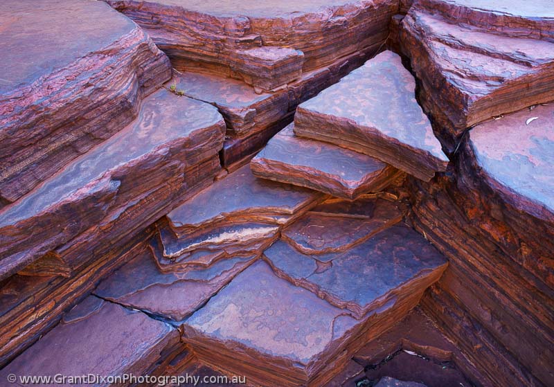 image of Banded Iron Formation pavement