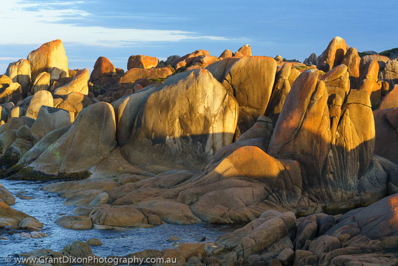 image of Granite coast sunrise