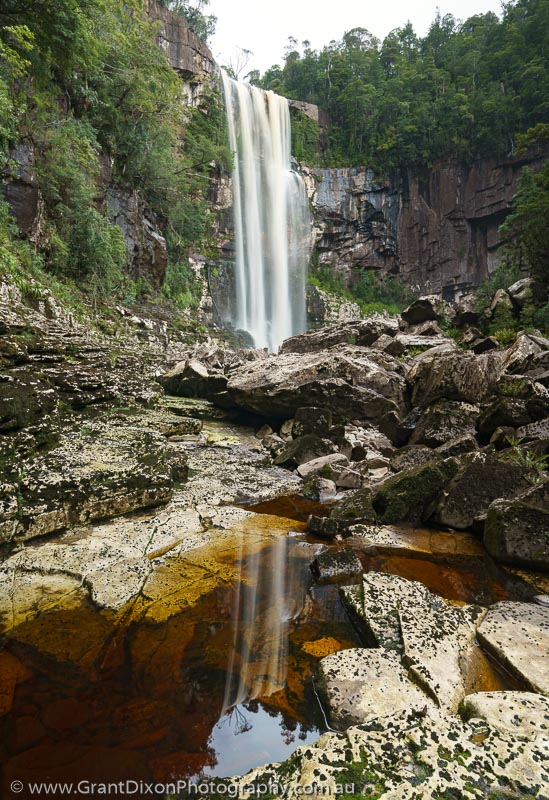 image of Vanishing Falls reflection