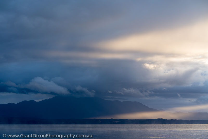 image of Macquarie Harbour storm clouds 1