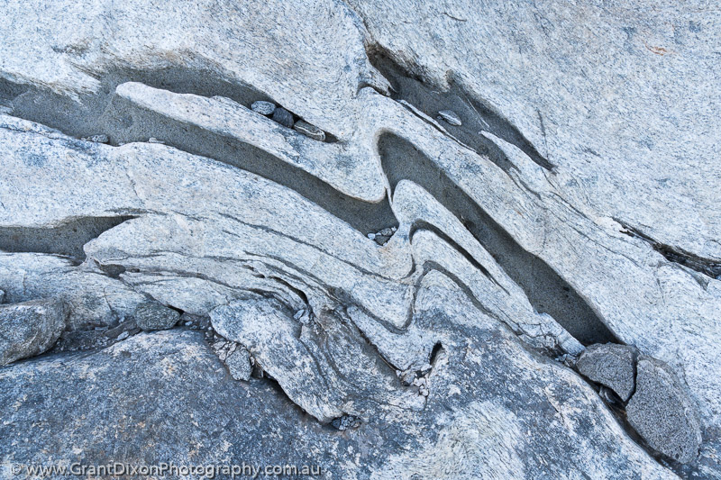 image of Aiguille Rouge gneiss folding 1