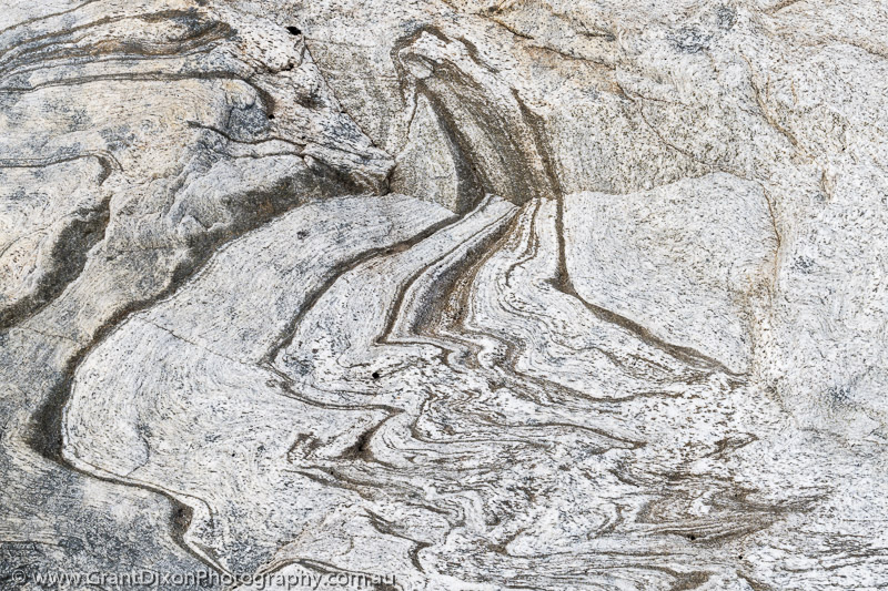 image of Aiguille Rouge gneiss folding 3