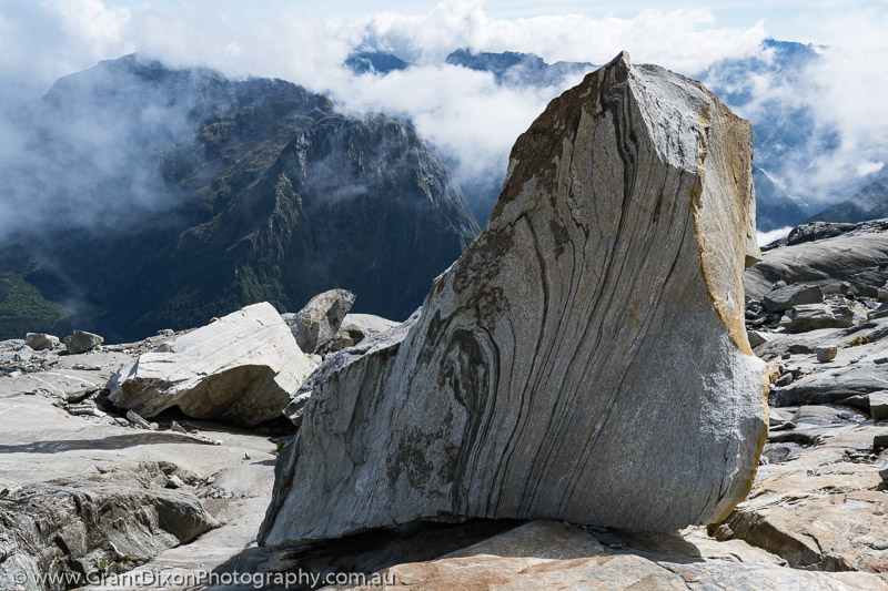 image of Aiguille Rouge gneiss boulder