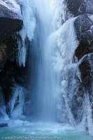 Frozen Coal Falls, Ben Lomond National Park, Tasmania, Australia.