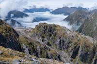 Kepler Mountains, Fiordland. Museum Range to Kepler Mtns, NZ 2024