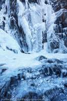 Meander Falls in winter, Great Western Tiers, Tasmanian Wilderness World Heritage Area.
