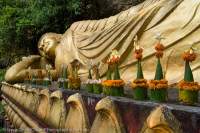 Reclining Buddha statue on Phou Si, Luang Prbang, Laos