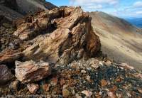 Ultramafic rocks, Livingstone Mountains, Southland, New Zealand.