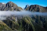 NEW ZEALAND 2014. Darran Mountains, Fiordland National Park, Te Wahipounamu World Heritage Area.