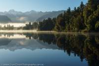 Lake Matheson, Southern Alps, New Zealand