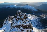 Mt Pelion East from Mt Ossa, Cradle Mountain - Lk St Clair National Park, Tasmanian Wilderness World Heritage Area, Australia.