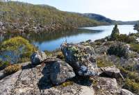 Glcial lake, Central Plateau, Tasmanian Wilderness World Heritage Area.