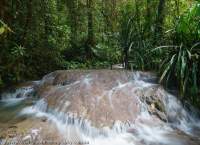 Tufa cascade, Lagum Creek, Hindenburg Wall, Papua New Guinea.