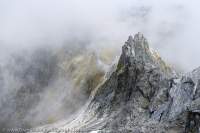 Aiguille Rouge, Fiordland. Worsley valley to Milford Sound, NZ 2024