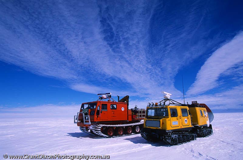image of Antarctic vehicles