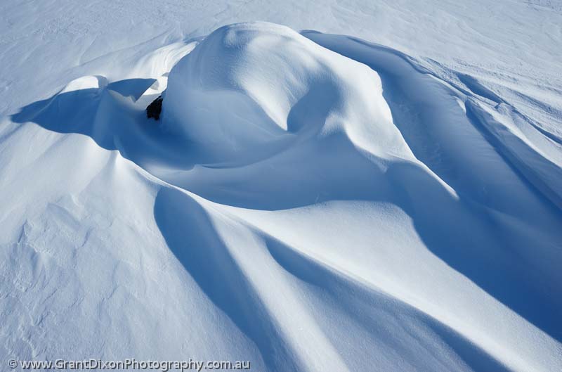 image of Wind scoured snow
