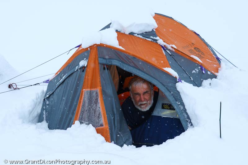 image of Snow-bound tent