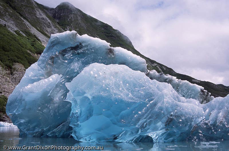image of Glacier Bay iceberg blue 1