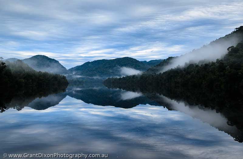 image of Gordon River clouds