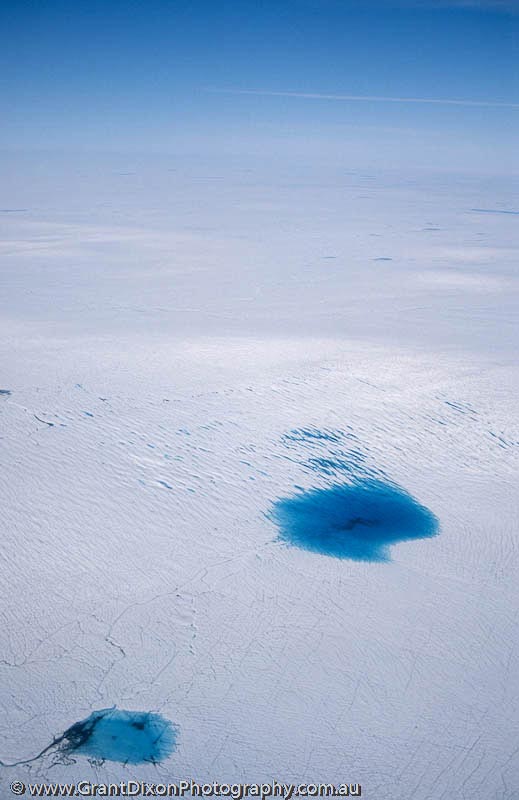 image of Greenland icecap aerial