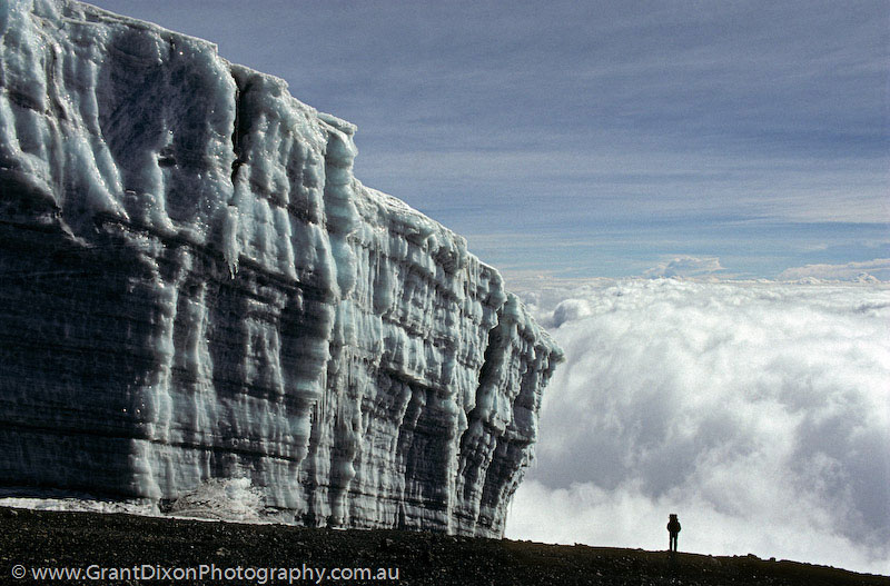 image of Kilimanjaro ice cliff