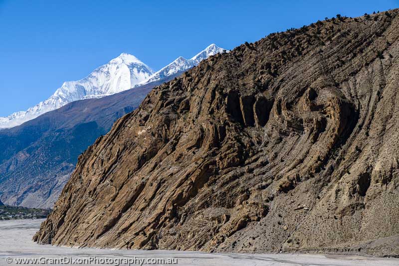 image of Himalaya folded rock