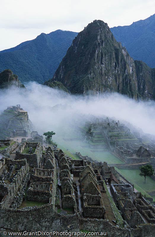 image of Machu Picchu mist