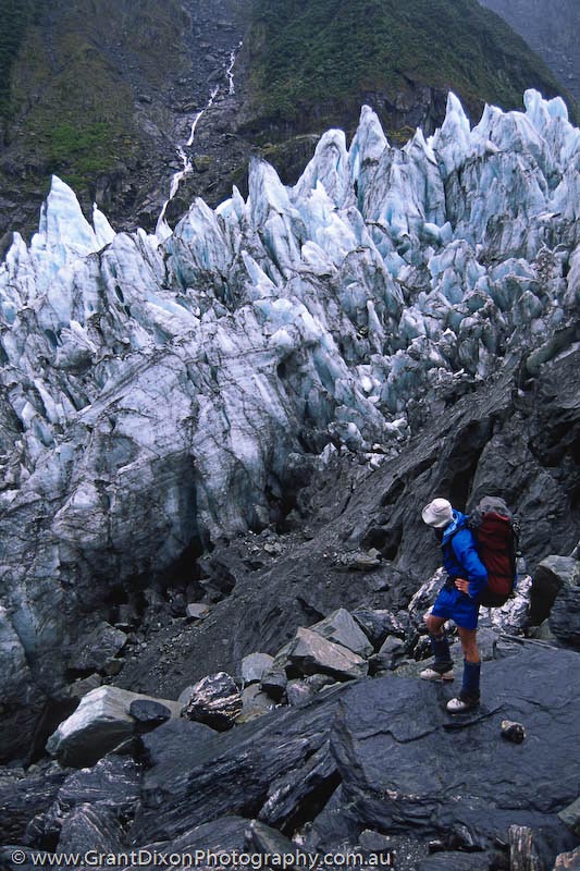 image of Fox Glacier seracs