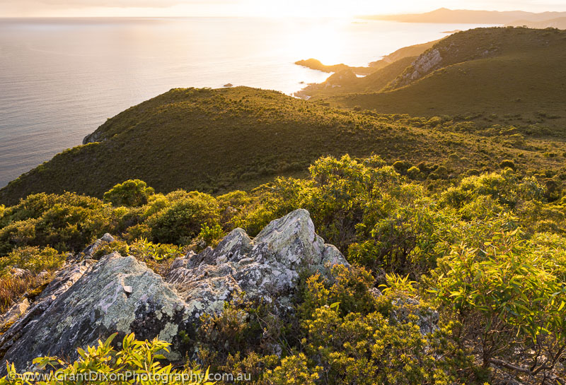 image of Rocky Cape coast sunrise