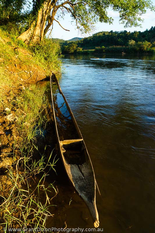 image of Shan dug-out canoe