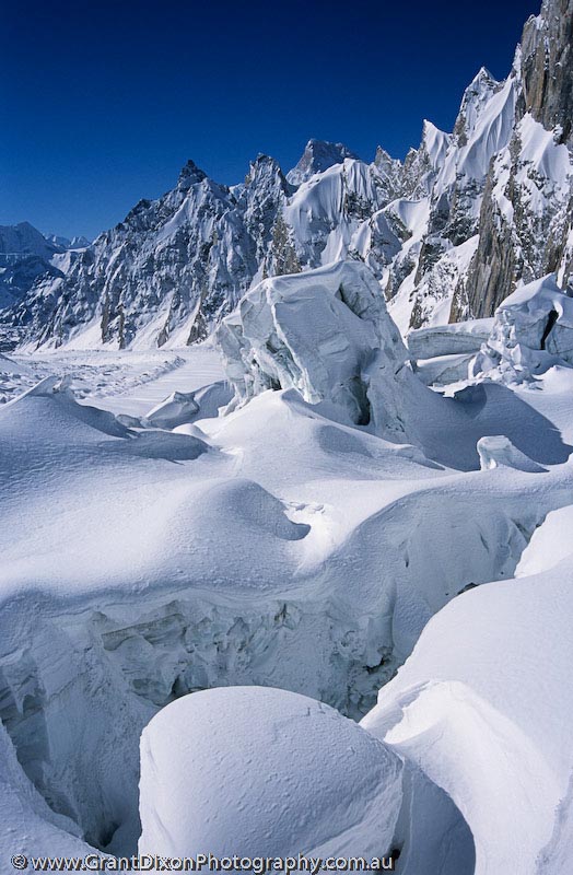 image of Muztagh icefall