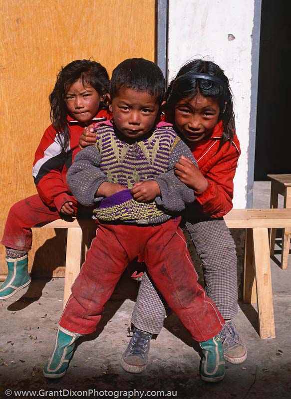 image of Tibet children