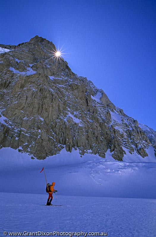 image of Tirich Glacier skier