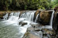 CAMBODIA, Mondulkiri, Sen Monorom. Forest cascade, Angdong Kraloeng area, Siema Protected Forest.