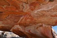 AUSTRALIA, Western Australia, West Kimberley. Aboriginal rock art at Wren Gorge (Murragandi).
