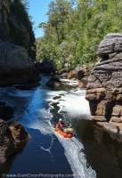 Gordon Gorge, Franklin-Gordon Wild Rivers National Park, Tasmania. Tasmanian Wilderness World Heritage Area.