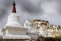Thiksey Gompa, one of largest Buddhist monasteries in Ladakh.