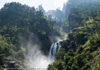 Nauli waterfall, Manaslu Circuit trek, Nepal