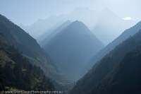 Tsum Valley haze, Manaslu Circuit trek, Nepal