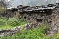 Stone houses, Manaslu Circuit trek, Nepal