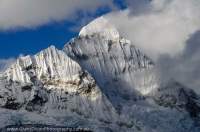 NEPAL. Fluted peak above Panch Pokhri, Hunku valley, Makalu - Barun National Park.